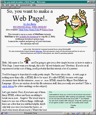Web Tutor "Beginner Tutorial"