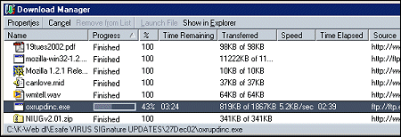Mozilla Download Manager