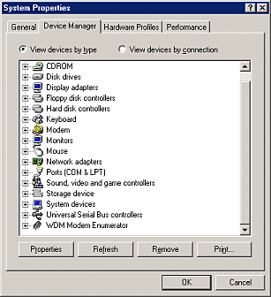 Device Manager Showing Everything Working Properly